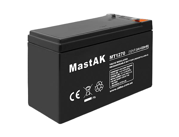 Акумулятор MASTAK MT1270 12V 7 Ah (185156)